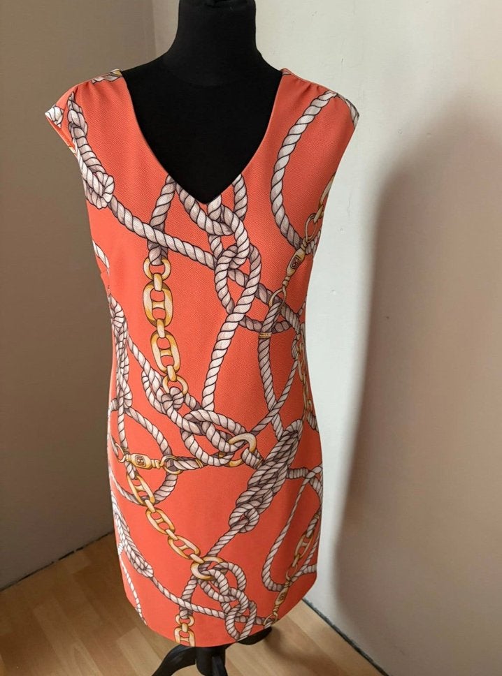 K Design super mooi jurkje mt M ZGAN, Ophalen of Verzenden, Zo goed als nieuw, Maat 38/40 (M), Meerkleurig