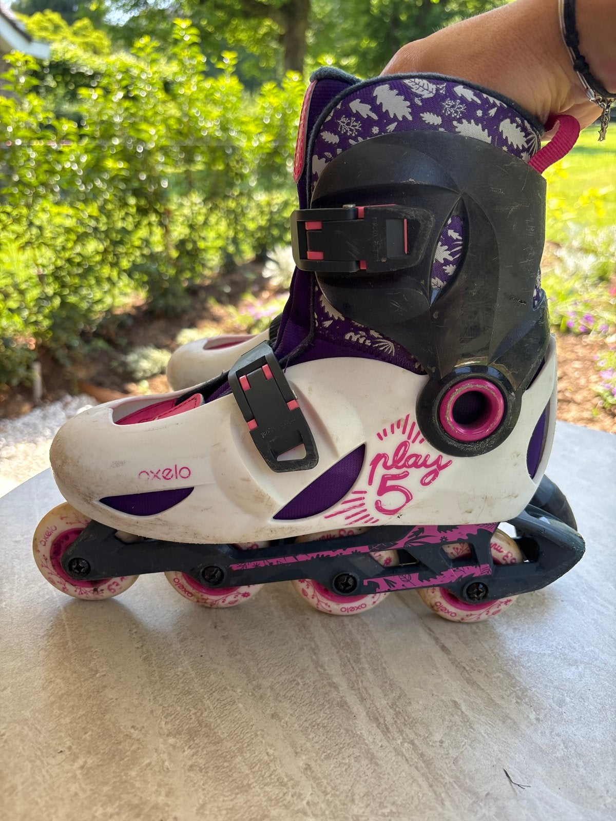 Oxelo Play 5 Inline Skates - Maat 34, Overige merken, Gebruikt, Kinderen, Ophalen of Verzenden