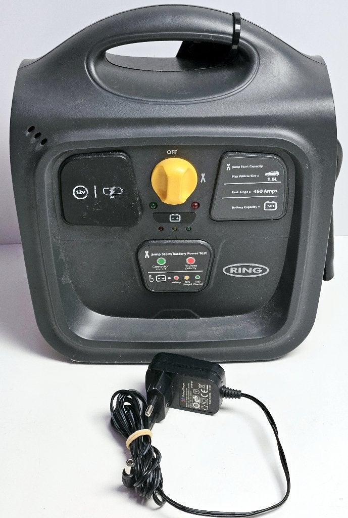 Ring Jump Starter Start Hulp booster powerpack 12V 450A, Gebruikt, Ophalen of Verzenden, Nvt, Nvt