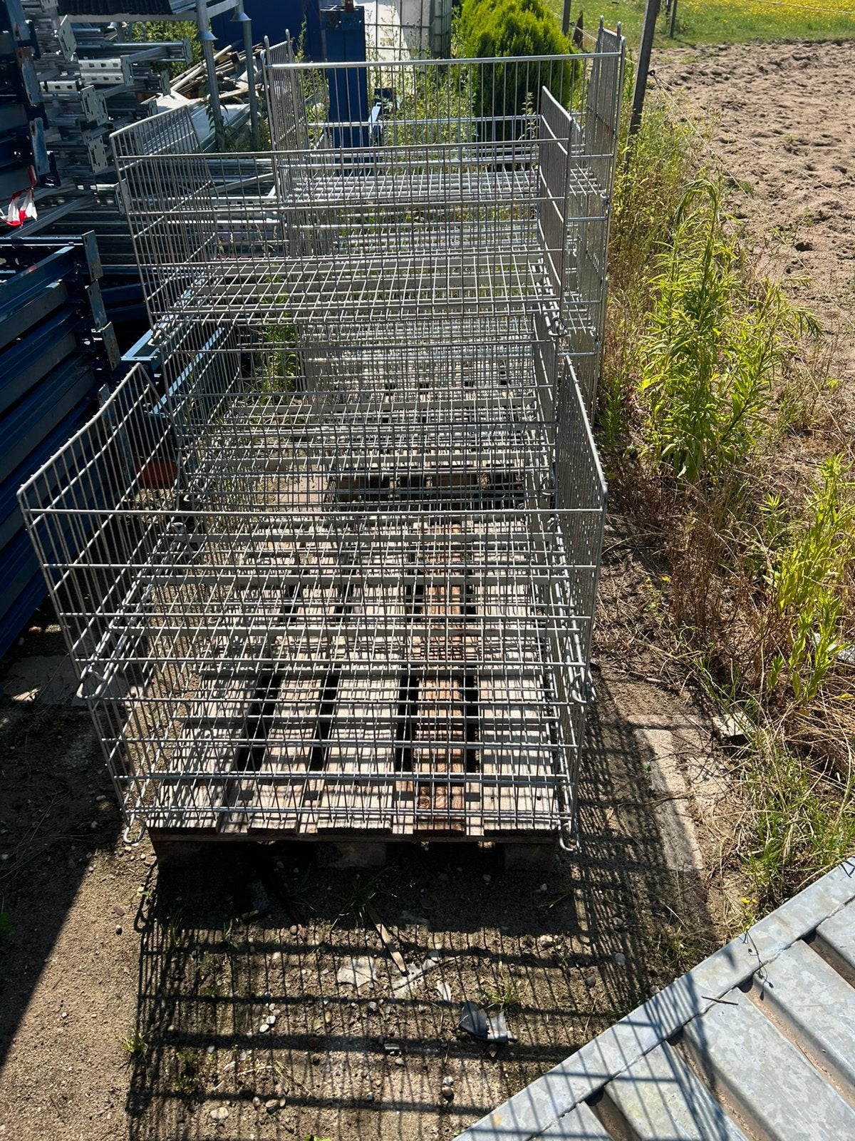 Grote draadmanden kratten bakken, Ophalen, Zo goed als nieuw, IJzer