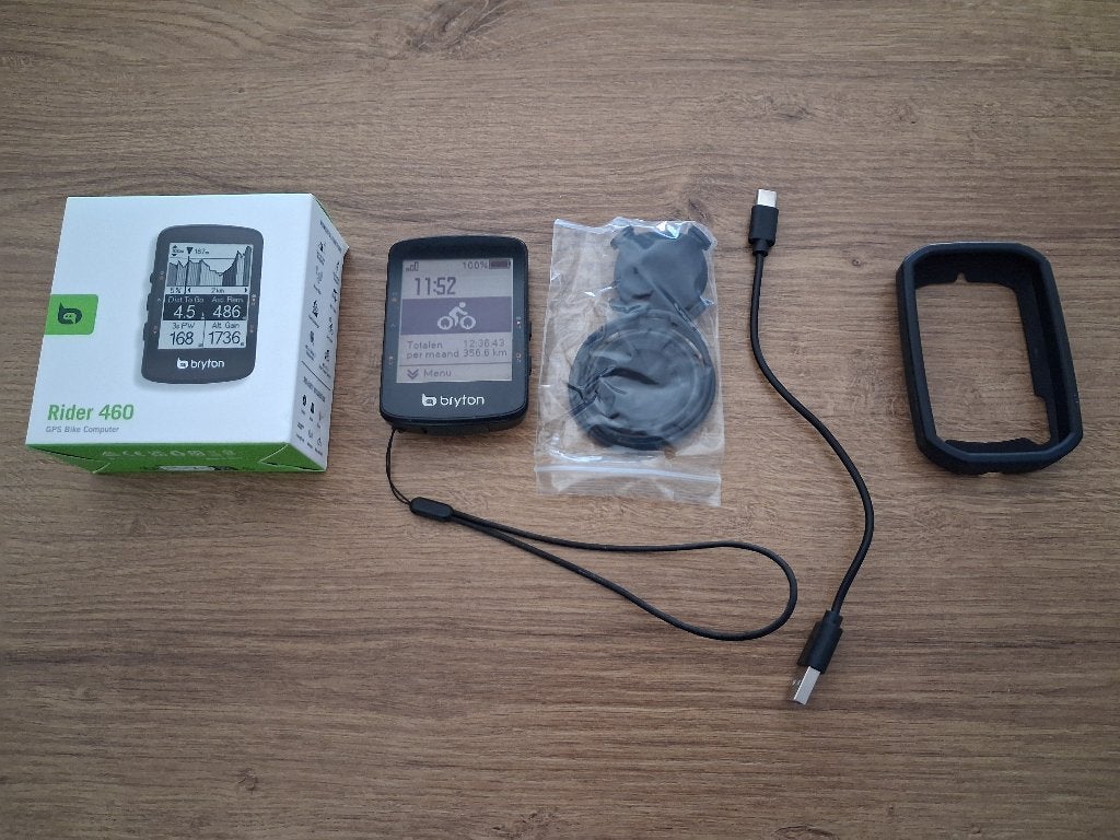 bryton rider 460, Fietsen en Brommers, Fietsaccessoires | Fietscomputers, Ophalen of Verzenden, Draadloos, Zo goed als nieuw