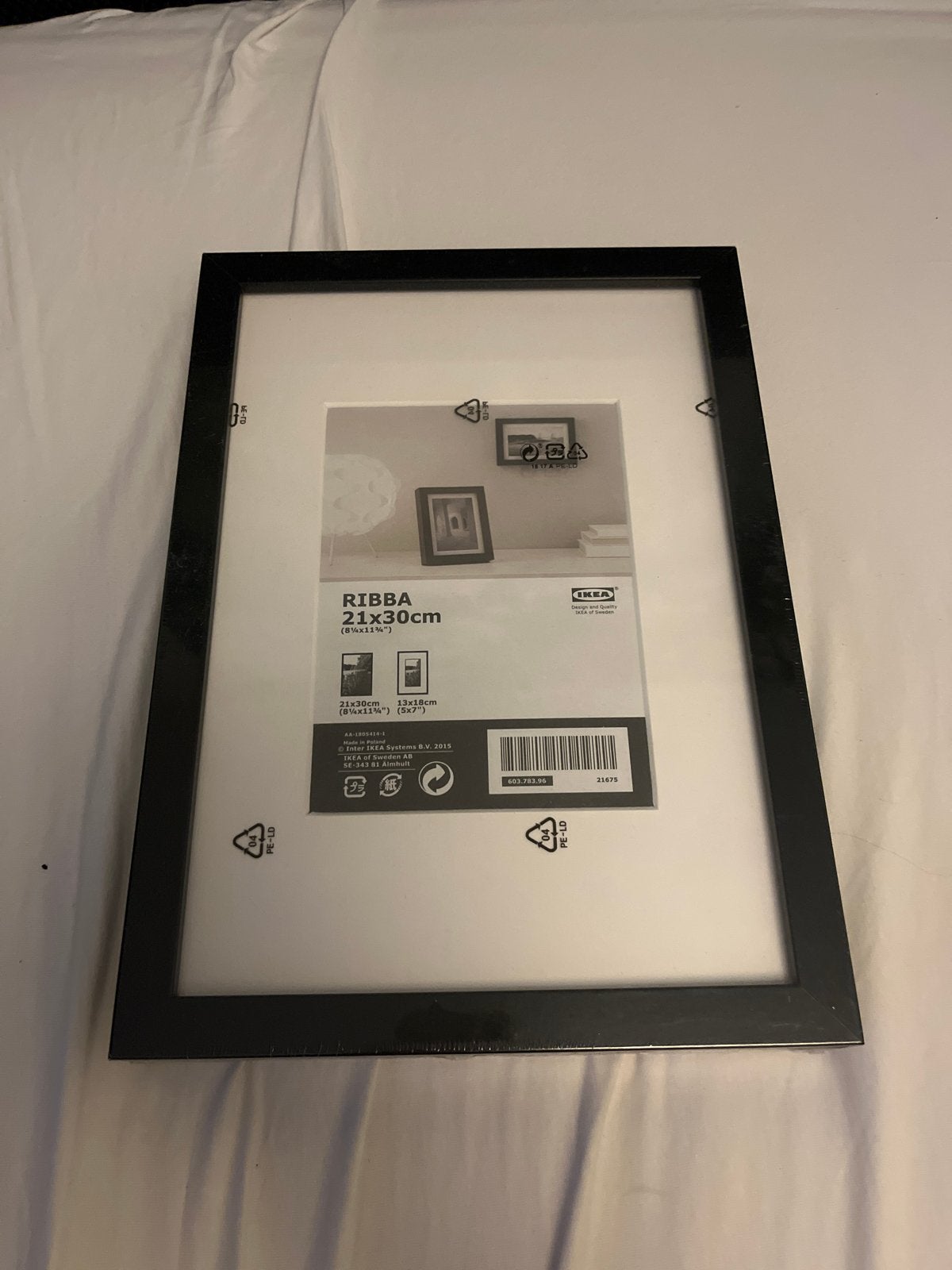 Nieuwe IKEA Ribba fotolijst zwart 21x30 cm, Nieuw, Ophalen of Verzenden, Fotolijst, Hout