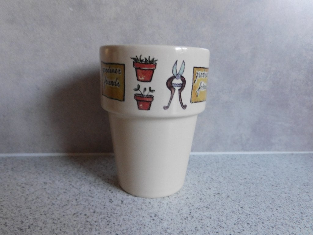 Melkbeker Gardner Friends JET by ter Steege, Keramiek, Zo goed als nieuw, Overige stijlen, Jet by Ter Steege