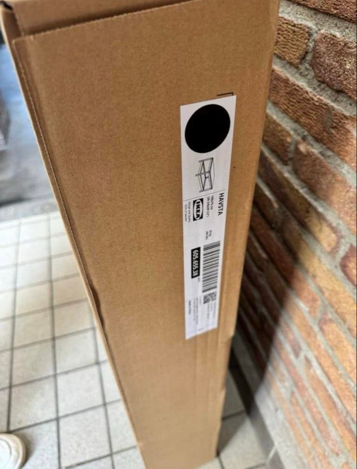 IKEA HAVSTA Salontafel Zwart 100x75 cm - Nieuw in doos, Nieuw, Overige houtsoorten, 50 tot 100 cm, Ophalen of Verzenden