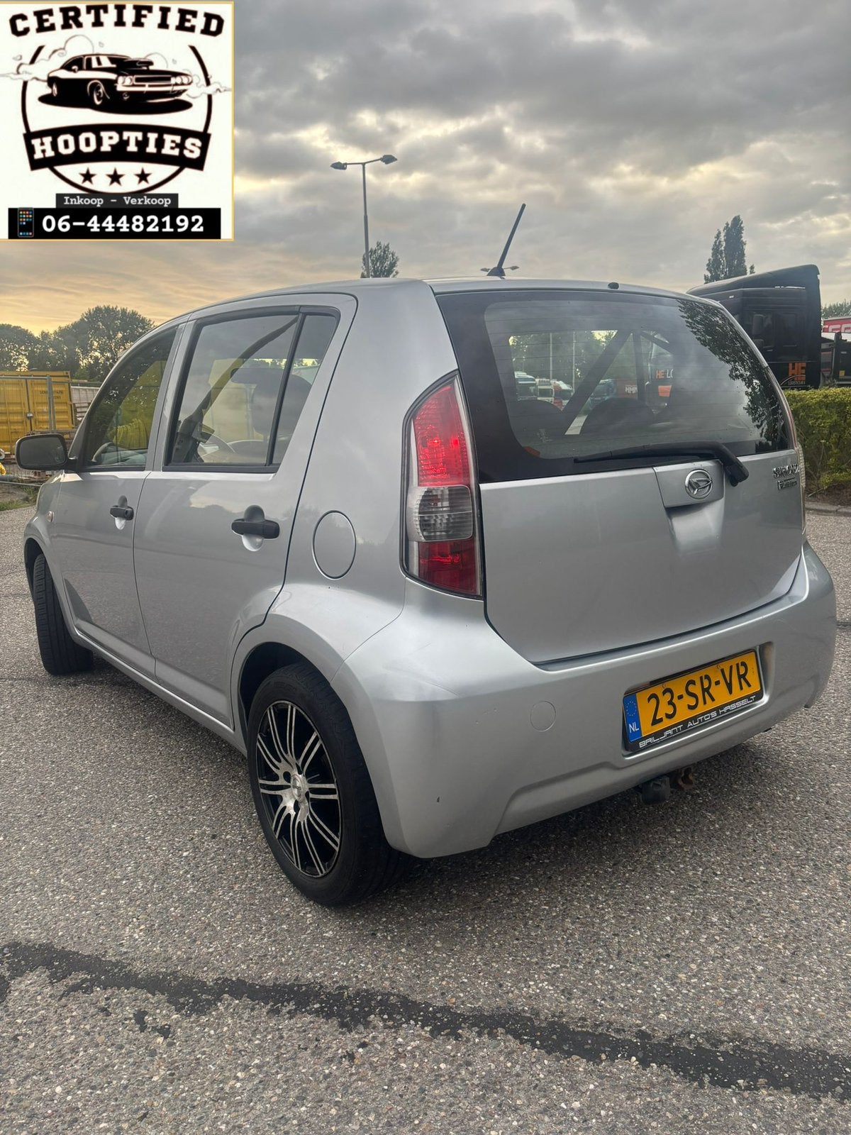 Daihatsu Sirion 1.0 51KW 2006 Grijs APK 01/05/2027 RIJKLAAR!, Auto's, Daihatsu, Voorwielaandrijving, Handgeschakeld, 3 cilinders