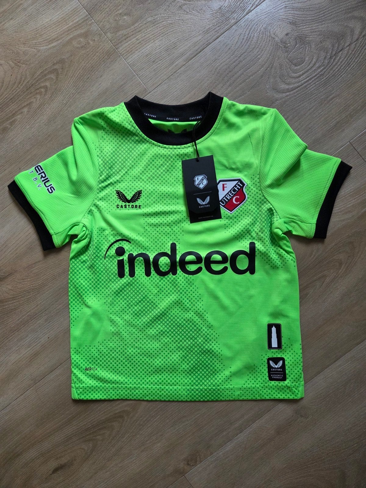 FC Utrecht Keepersshirt Groen Maat JXS Nieuw met labels, Ophalen, Nieuw, Castore, Jongen