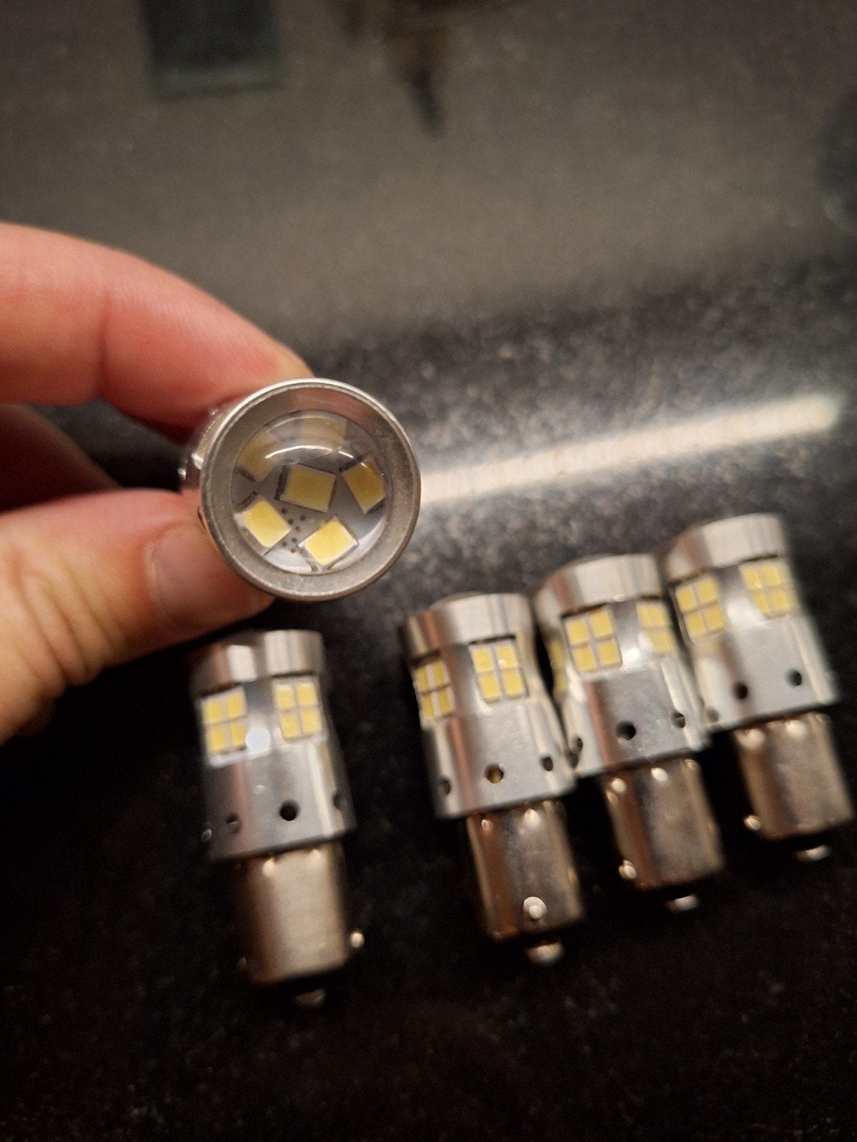 5 super Heldere 24V Witte LED Lampjes BA15S, Ophalen of Verzenden, Nieuw