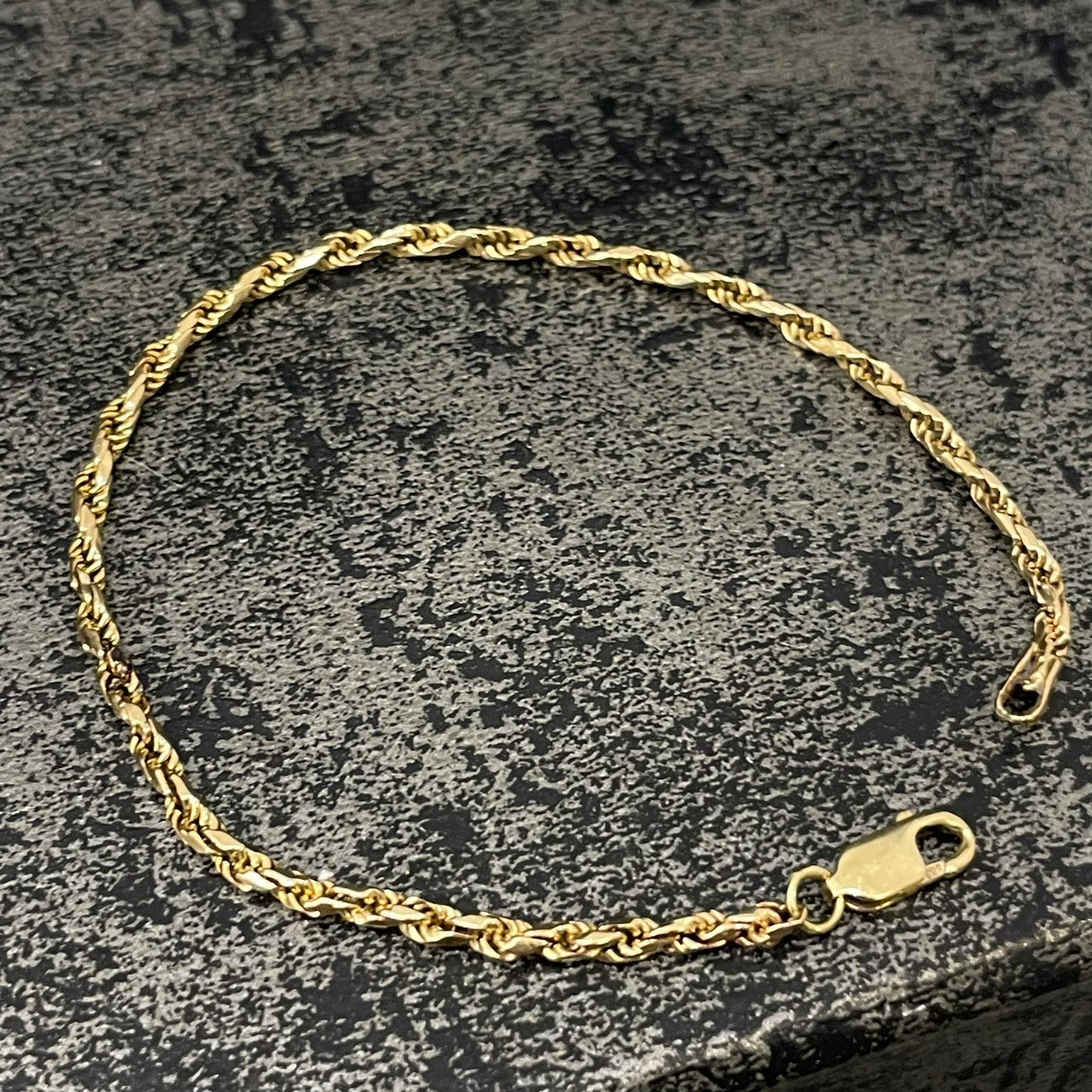 14k gouden rope armband massief, Ophalen of Verzenden, Zo goed als nieuw, Goud, Goud