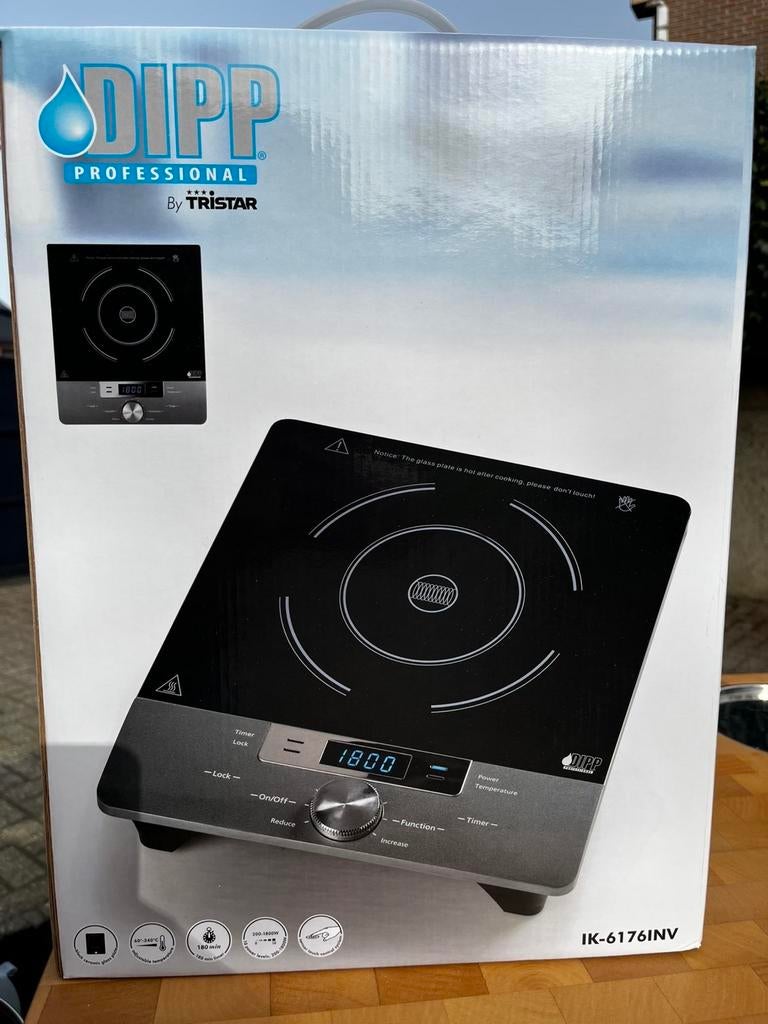 Dipp Professional by Tristar Inductiekookplaat, Nieuw, 3 kookzones of minder, Ophalen of Verzenden, Inductie