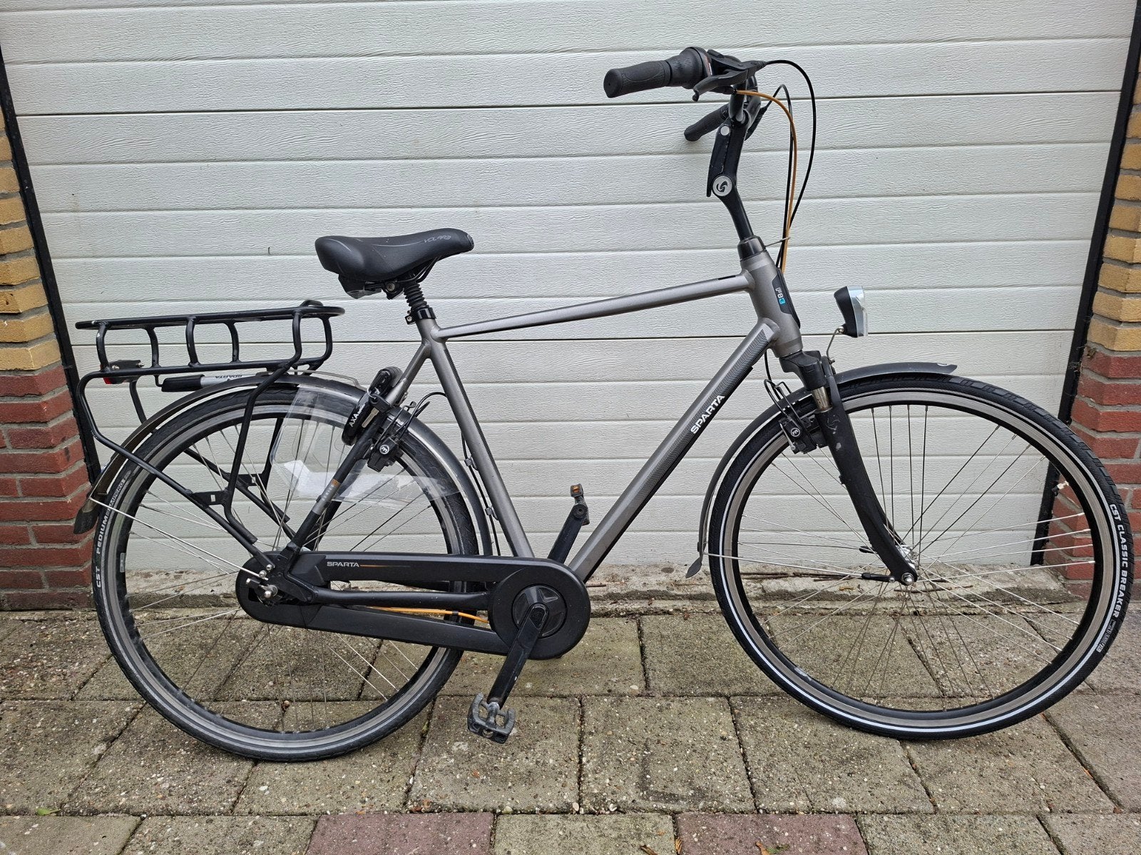 Te koop : Keurige nette Sparta F8 herenfiets, Ophalen, Sparta, Gebruikt, Velgrem
