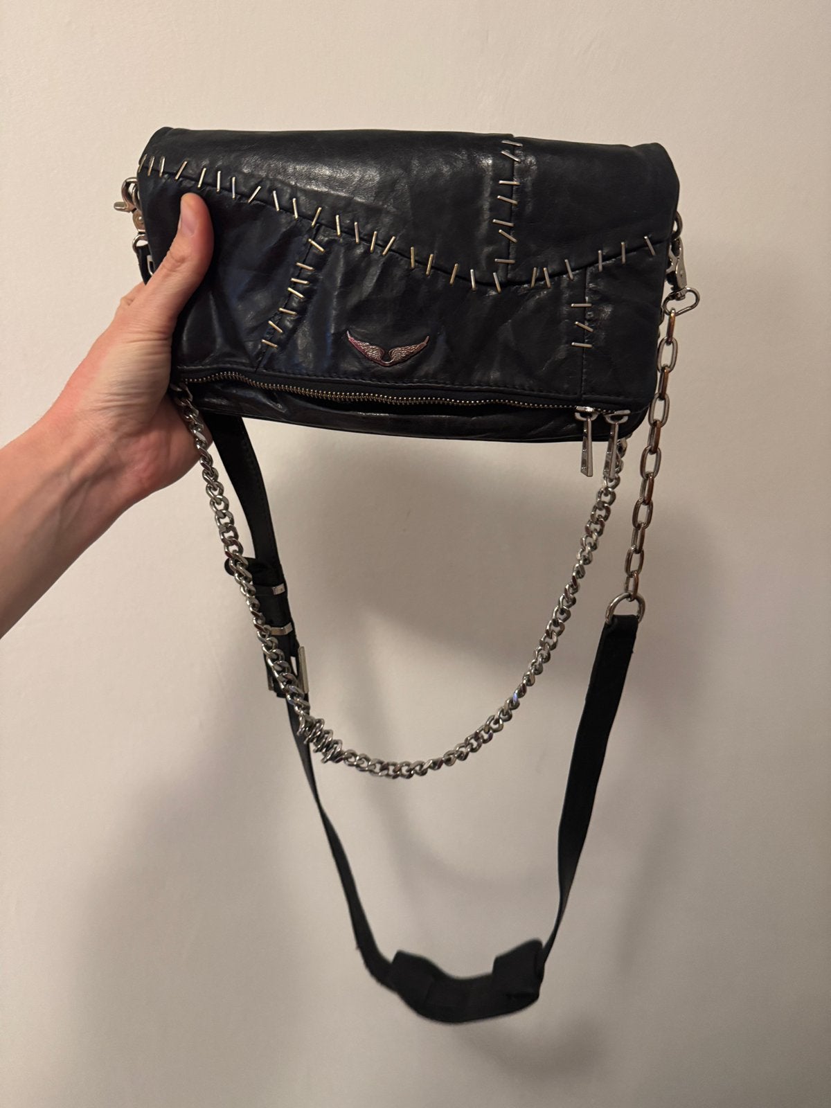 Unieke handtas Zadig & Voltaire (limited ed. catwalk model), Ophalen of Verzenden, Zo goed als nieuw, Bruin, Handtas