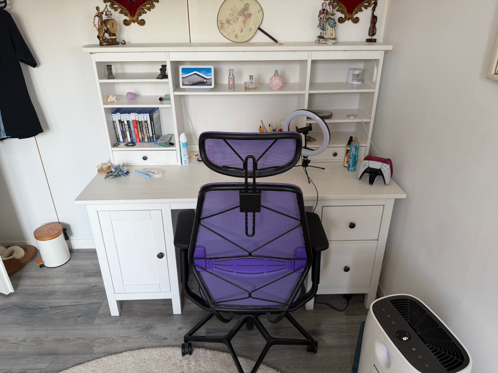 IKEA Bureau-ErgonomischBureaustoel LED  ThuiswerkGaming Set, Ophalen of Verzenden, Zo goed als nieuw