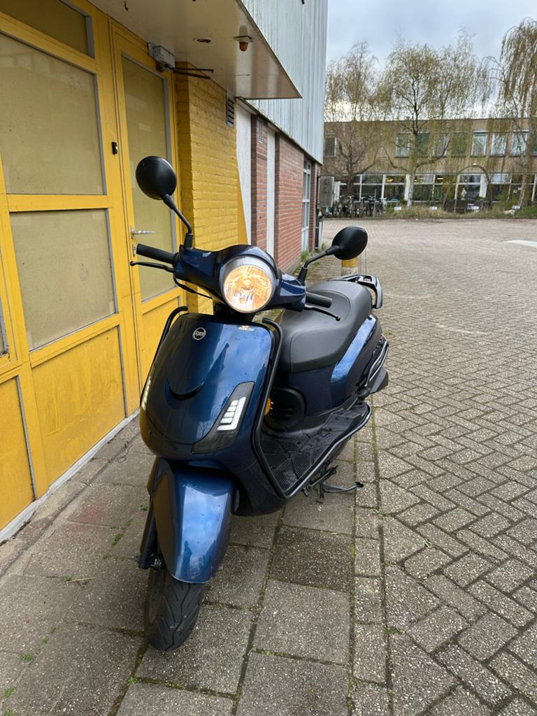 Sym Fiddle II Premium - Geel kenteken, 2024, 3500 km, Ophalen, Gebruikt, Maximaal 45 km/u, 49 cc