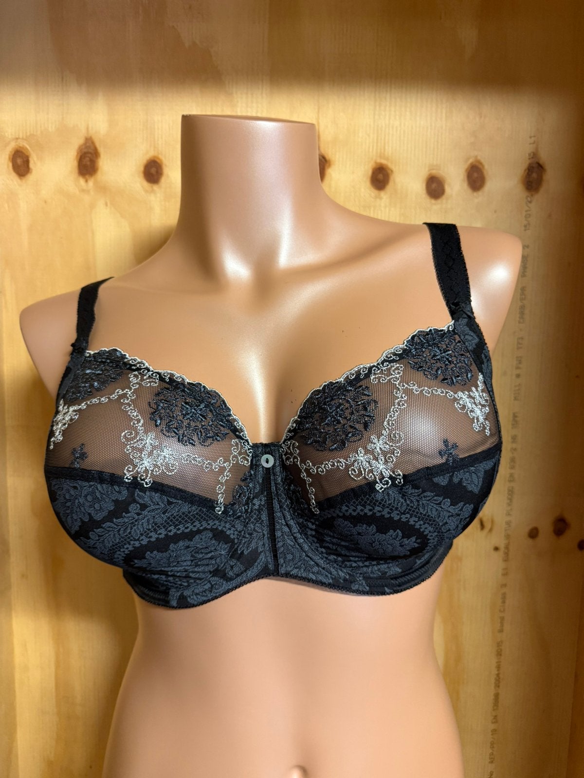 Empreinte bh maat 85e model lilly rose 0782, Verzenden, Zwart, BH