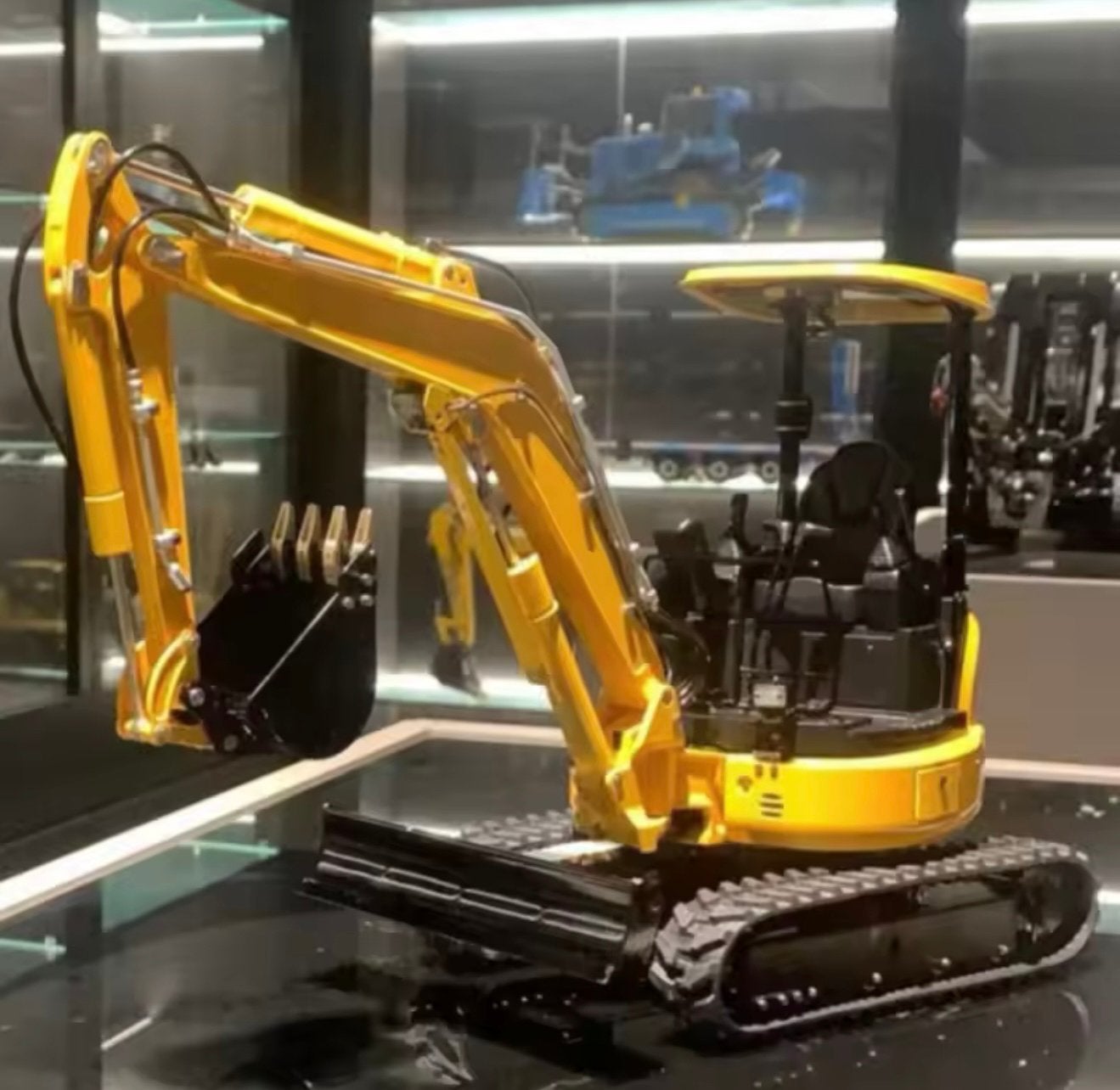 Komatsu PC30 minigraver Lesu RC 1/14 Kit, Ophalen of Verzenden, Nieuw, Schaal 1:14, Auto offroad