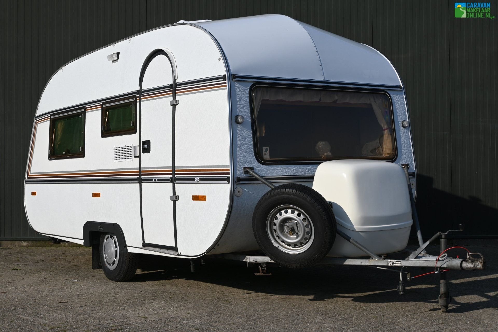SMV 440 S 1985 Voortent Stapelbed Lengtebed UNIEK IZGST, Caravans en Kamperen, Caravans, Overige merken, Standaardzit, Bedrijf
