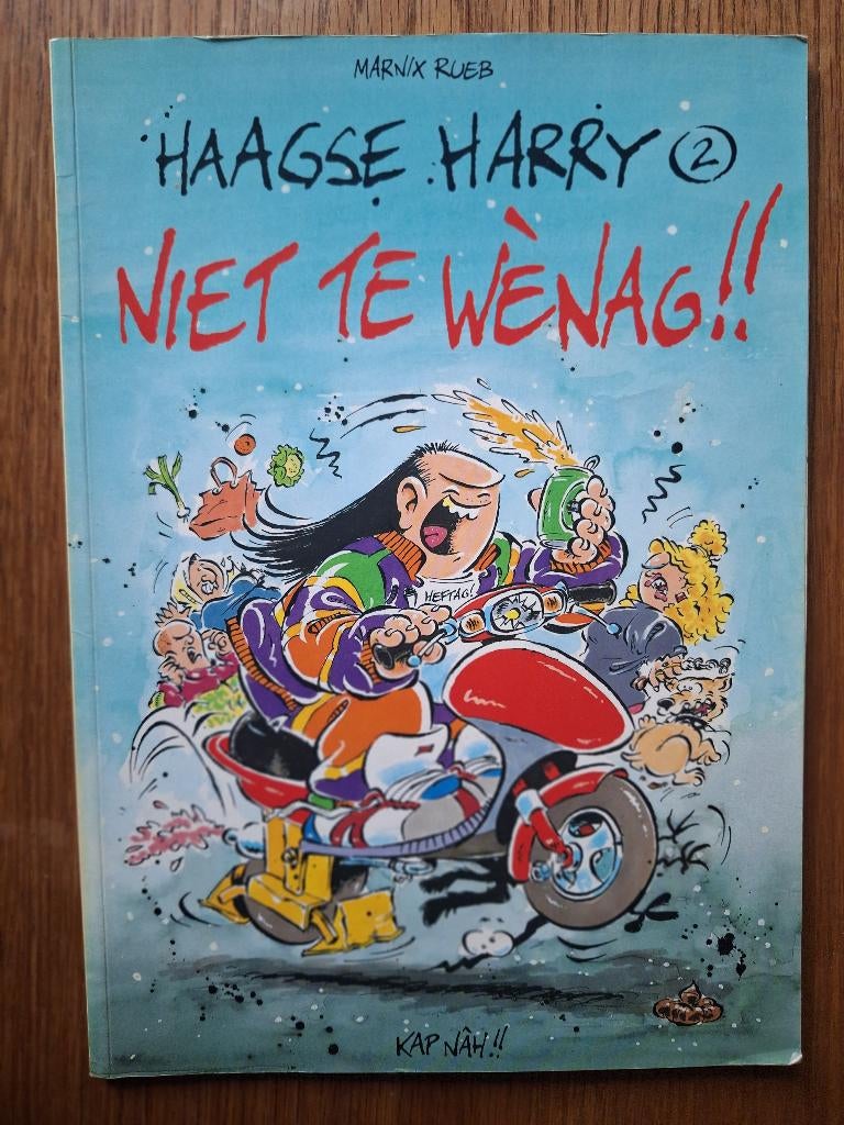 Haagse Harry #2 - Niet te wenag!! - Marnix Rueb, Gelezen, Eén stripboek, Ophalen of Verzenden, Marnix Rueb