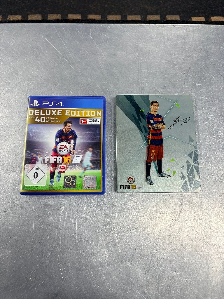FIFA 16 Deluxe Edition + Steelbook | Game, ., Ophalen of Verzenden, Zo goed als nieuw, .
