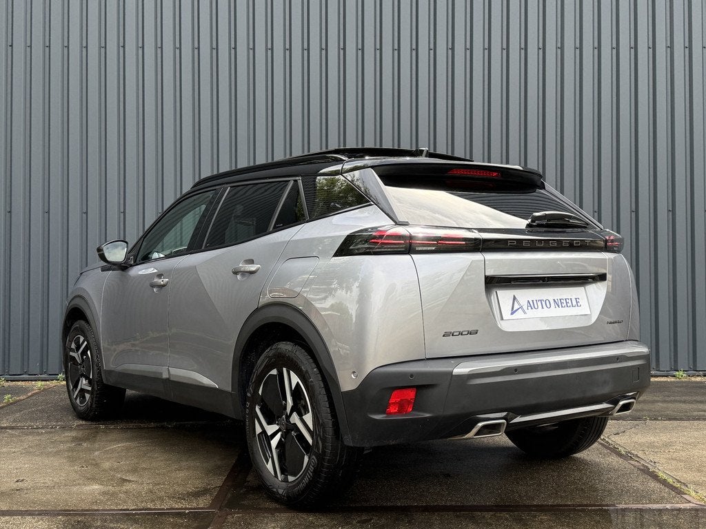 Peugeot 2008 1.2 Hybrid 145 GT Panoramadak, Carplay, Auto's, Peugeot, Gebruikt, 1199 cc, Leder en Stof, Bedrijf