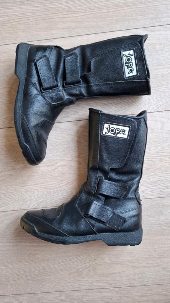 Zwarte motorrijlaarzen merk Jopa, zo goed als nieuw., Motoren, Kleding | Motorkleding, Ophalen, Jopa, Dames, Laarzen