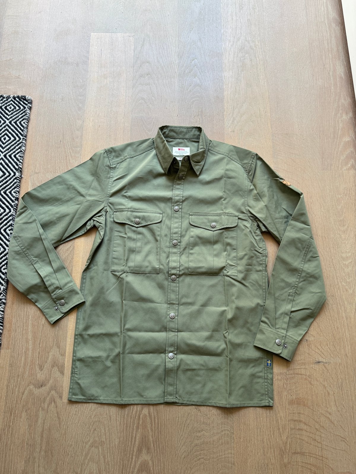 Nieuw fjallraven greenland shirt maat m groen g1000, Ophalen of Verzenden, Zo goed als nieuw, Maat 48/50 (M), Groen