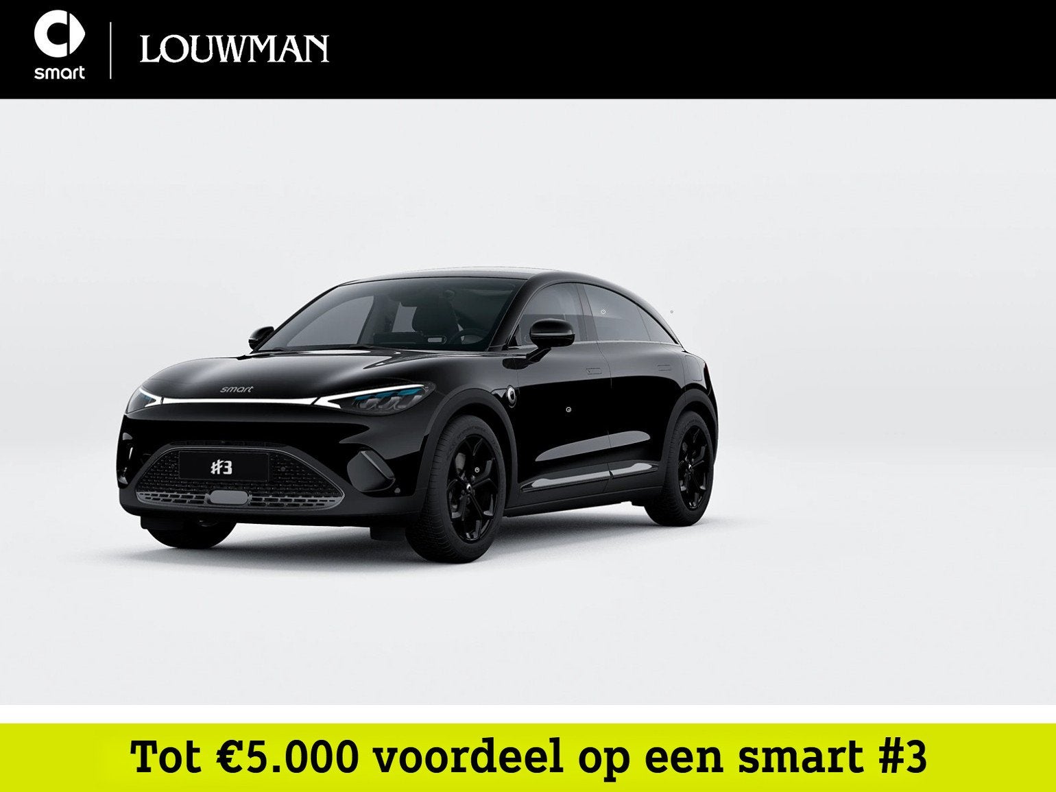 Smart #3 Pro+ Black Collection 66 kWh | Panoramadak | Memory