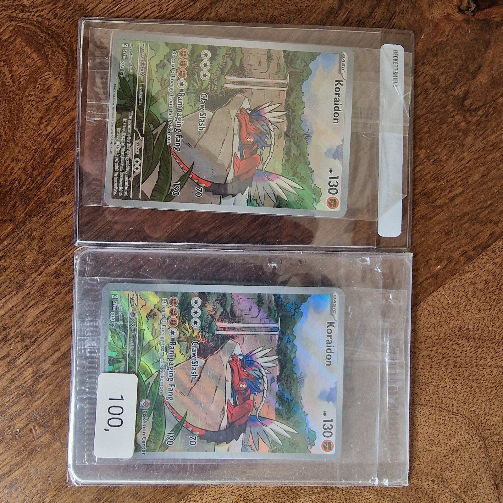 Pokémon Koraidon pkm center stamp en normaal. By MR.Collect, Ophalen of Verzenden, Zo goed als nieuw