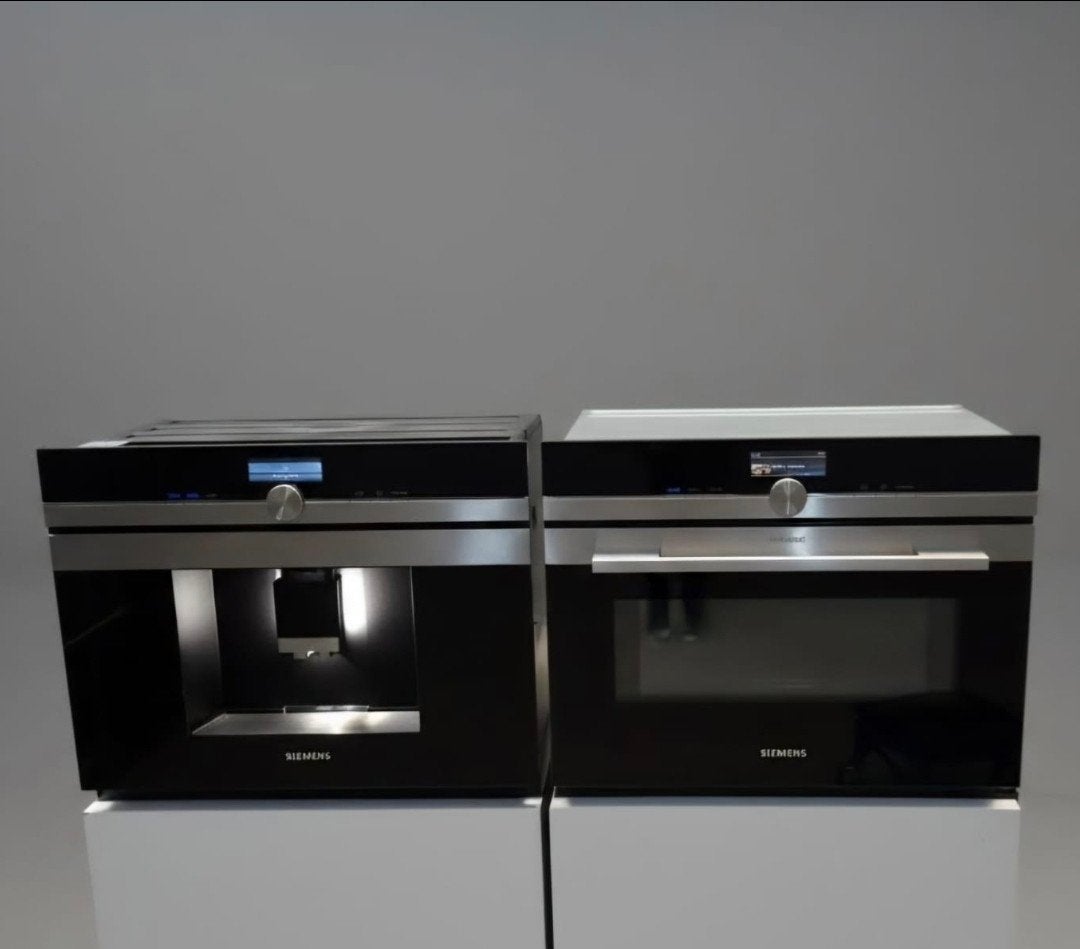 Siemens StudioLine Combi-oven/magnetron en koffiemachine, Combimagnetron, Crisp, Refurbished, Ophalen of Verzenden