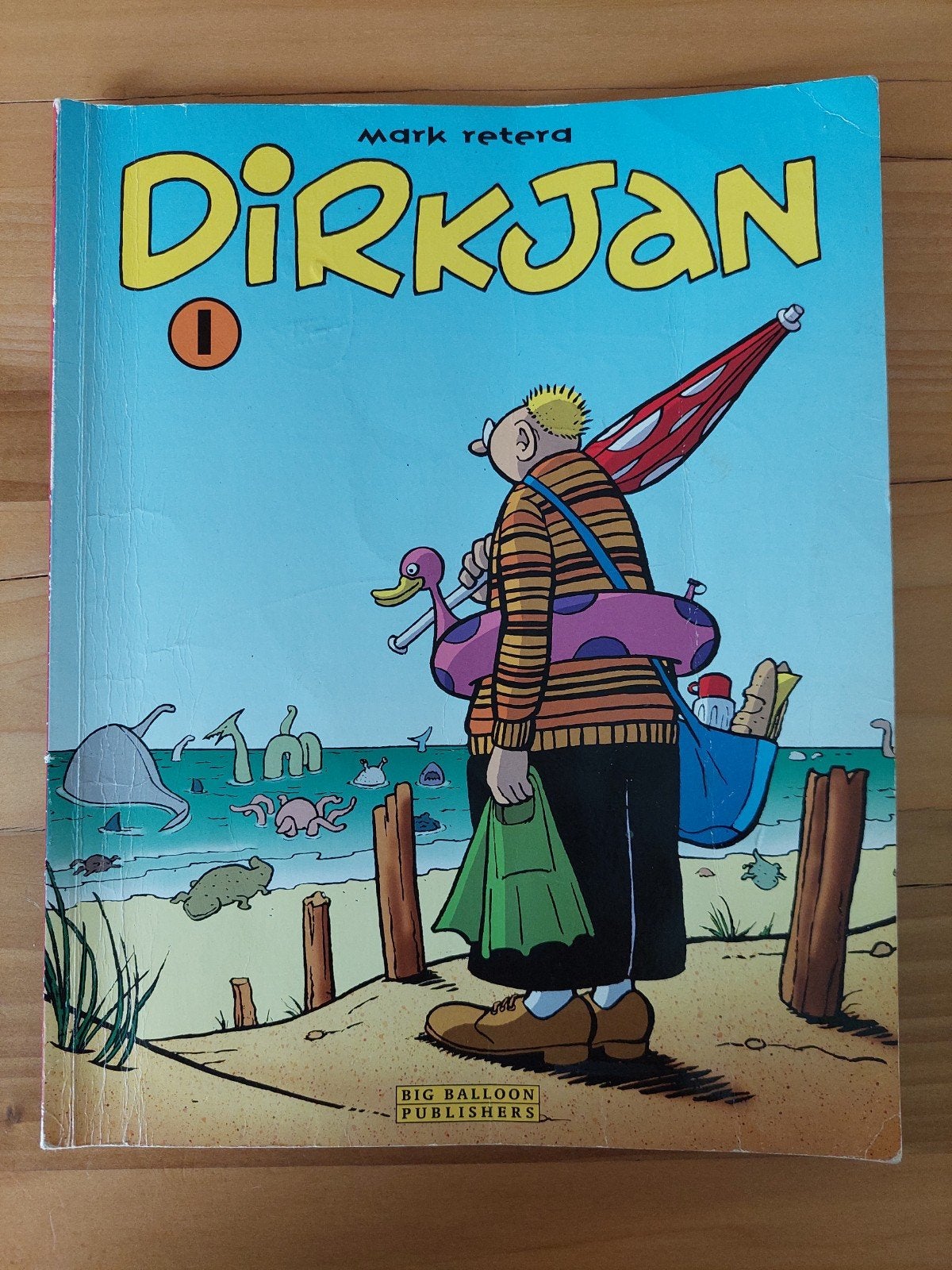 Dirkjan 1 - door Mark Retera - Big Balloon Publishers, Boeken, Eén stripboek, Ophalen of Verzenden, Gelezen, Mark Retera