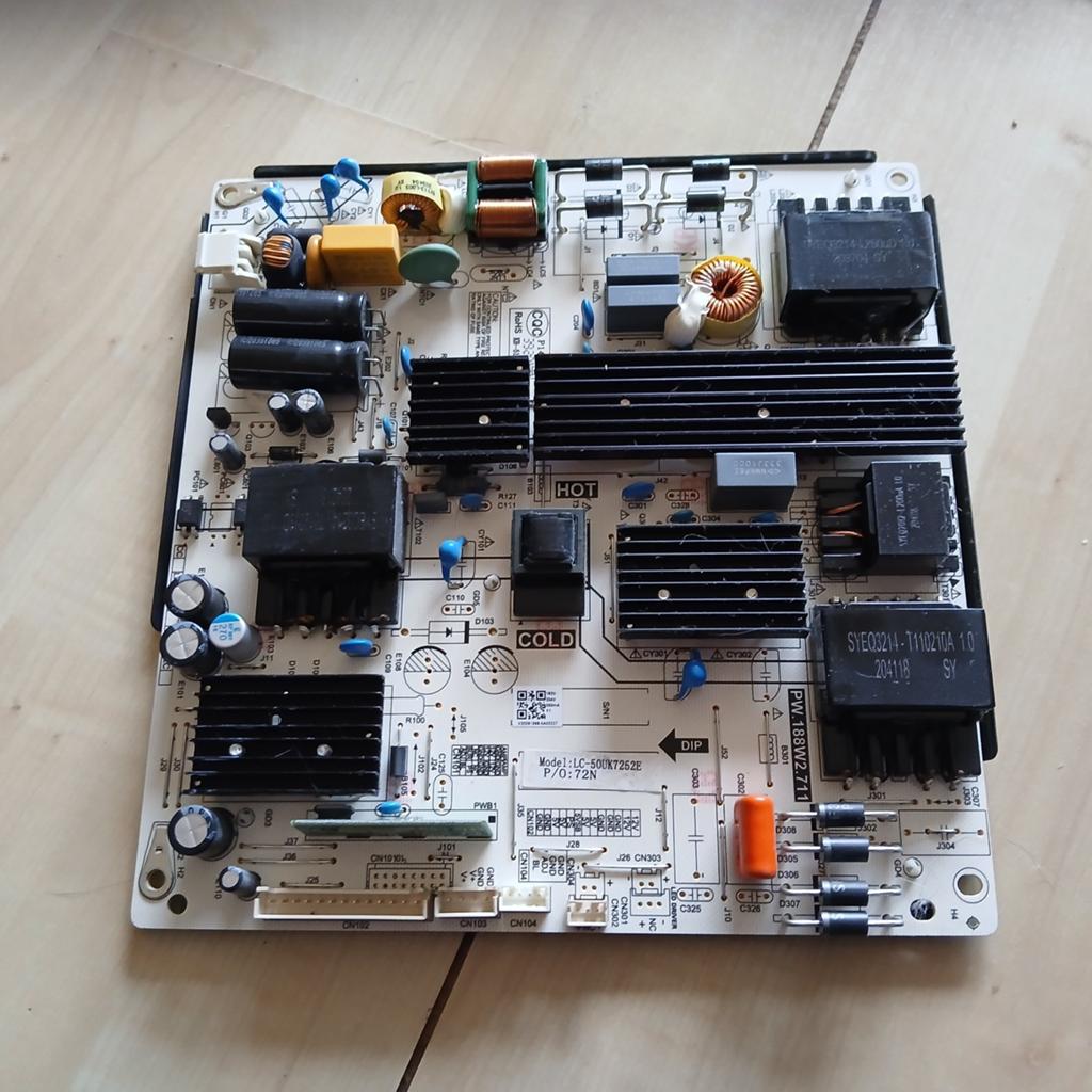 Sharp 50 inch Bj2E tv onderdelen., Ophalen of Verzenden, Gebruikt