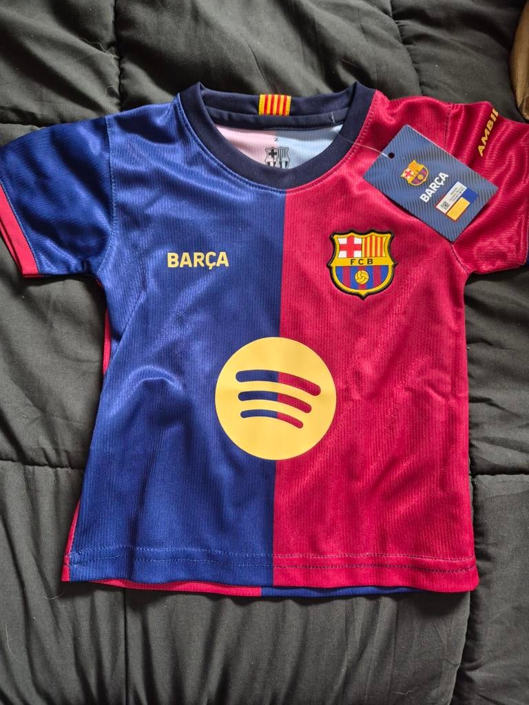 FC Barcelona thuistenue set voor kinderen - maat 2 jaar, Ophalen of Verzenden, Nieuw, FC Barcelona, Jongen of Meisje