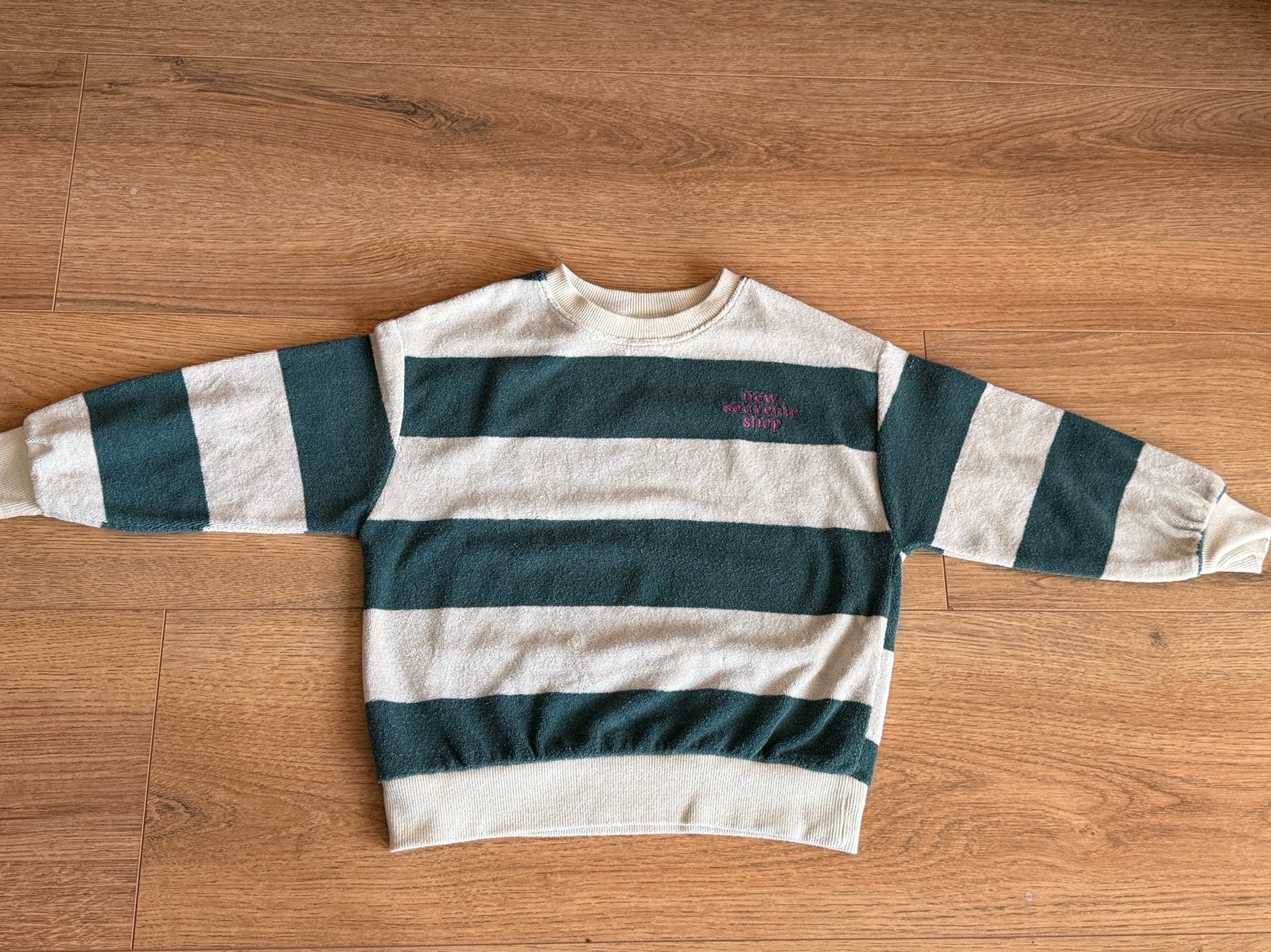Zara badstof sweater 116 Zeer goed, Ophalen of Verzenden, Zo goed als nieuw, Jongen of Meisje, Trui of Vest