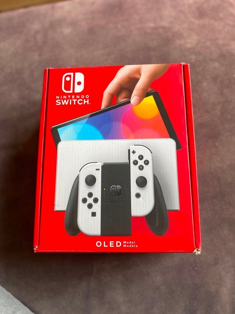 Nintendo Switch Oled 64gb, Ophalen, Zo goed als nieuw, Met 2 controllers, Switch OLED