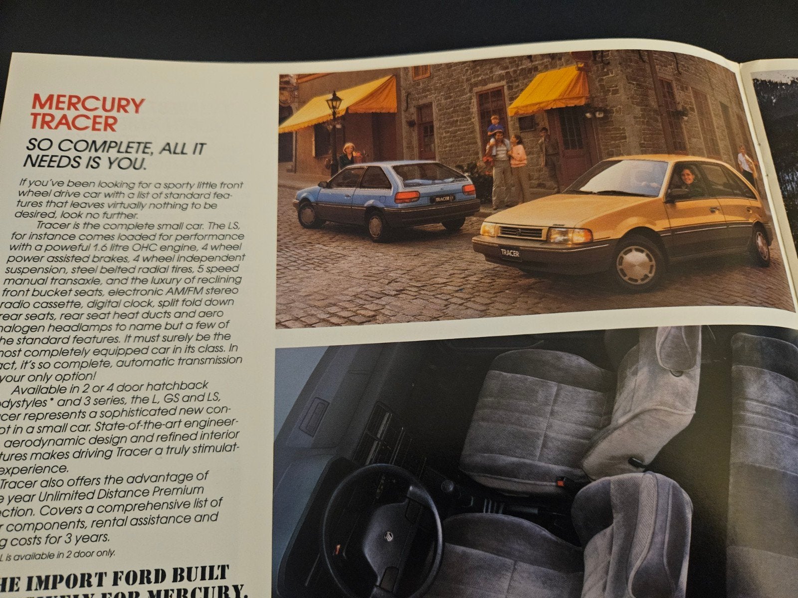 Brochure Lincoln / Mercury / Mercury 1987, Ophalen of Verzenden, Zo goed als nieuw, Overige merken