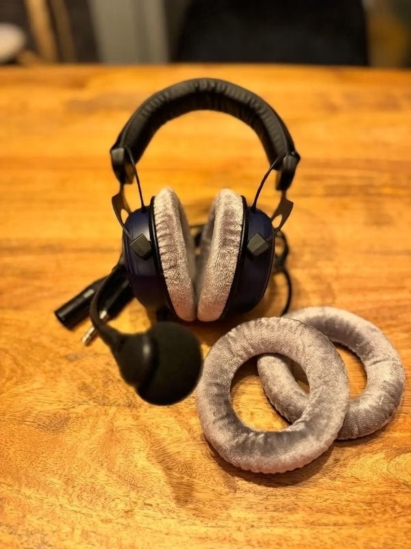Beyerdynamic DT-797 PV headset, Audio, Tv en Foto, Koptelefoons, Zo goed als nieuw, Over-ear, Beyerdynamic, Blauw, Microfoon, Verstelbaar