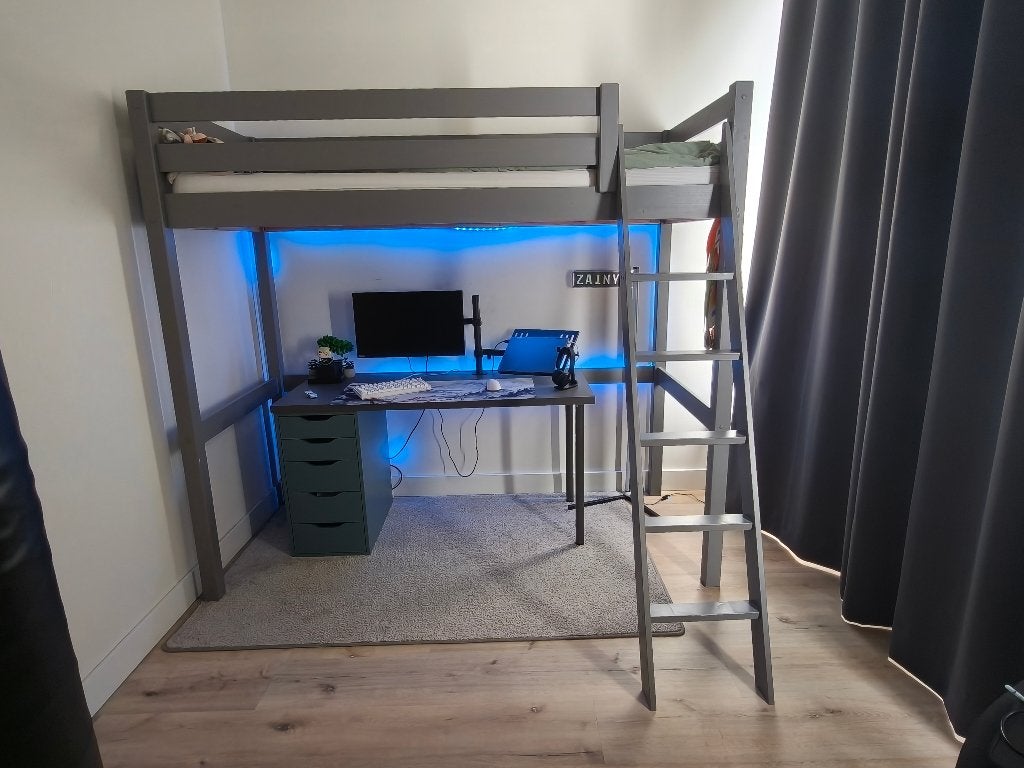 VIPACK hoogslaper, Ophalen, Gebruikt, 90 cm, Eenpersoons