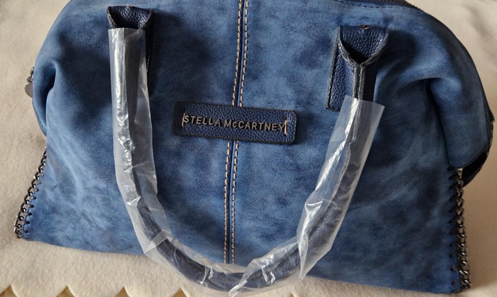 Stella McCartney Falabella Handtas Blauw, Ophalen of Verzenden, Zo goed als nieuw, Blauw, Handtas