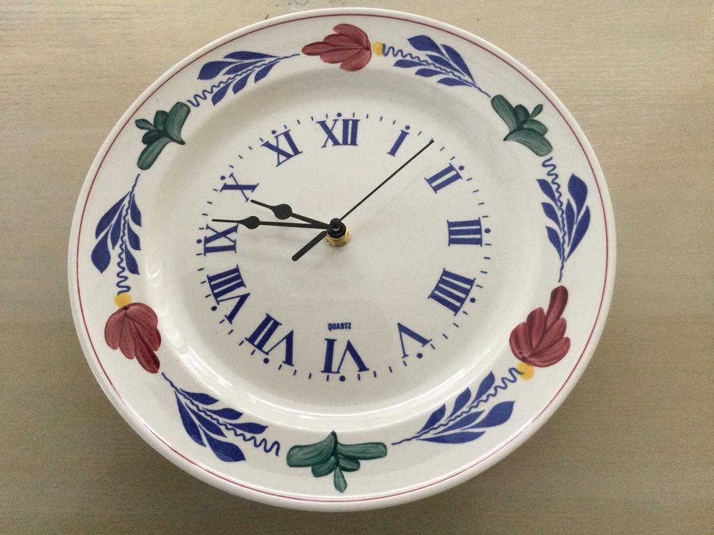 Boerenbont klok goedlopend wandklok zgan, Huis en Inrichting, Keuken | Servies, Overige typen, Ophalen of Verzenden, Zo goed als nieuw