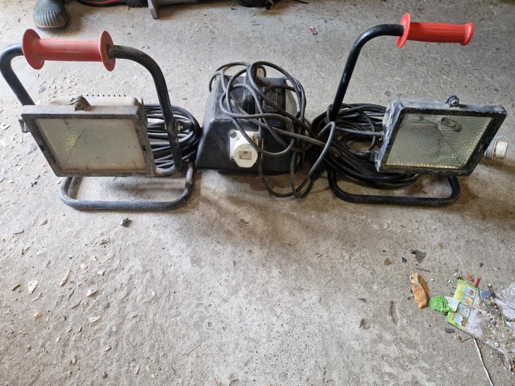 Kerf bouwlampen set met transformator, Ophalen