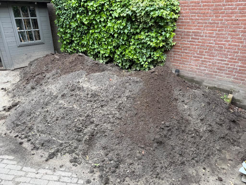 GRATIS af te halen ca. 5 kuub zwarte grond, Tuin en Terras, Zand, Ophalen, Overige typen