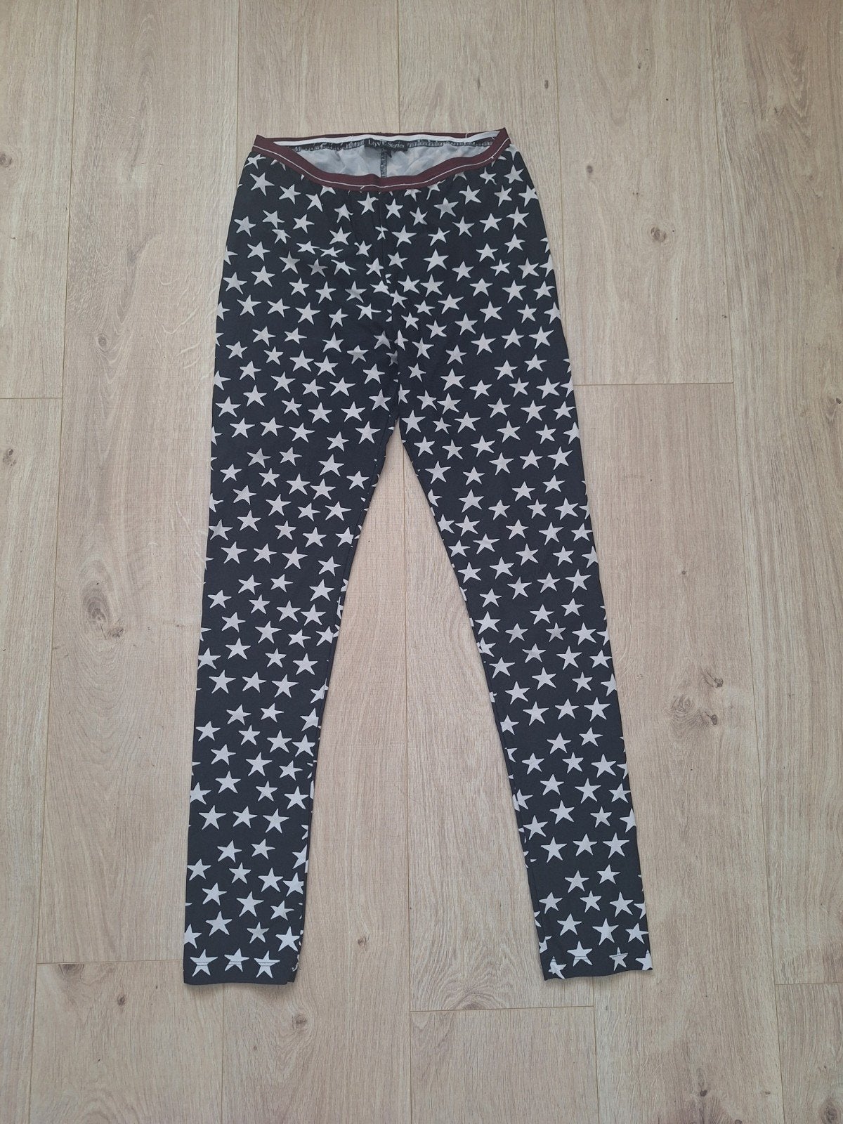 Love Stories Legging met sterrenprint, Legging, LOVE Stories, Zwart, Maat 40/42 (M)