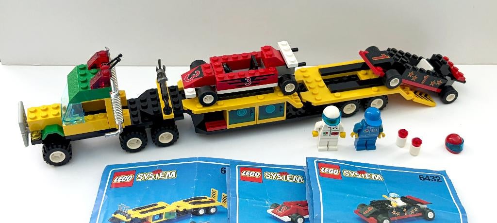 Lego Classic Town no. 6432: Racewagen Transport, Lego, Overige typen, City, Gebruikt