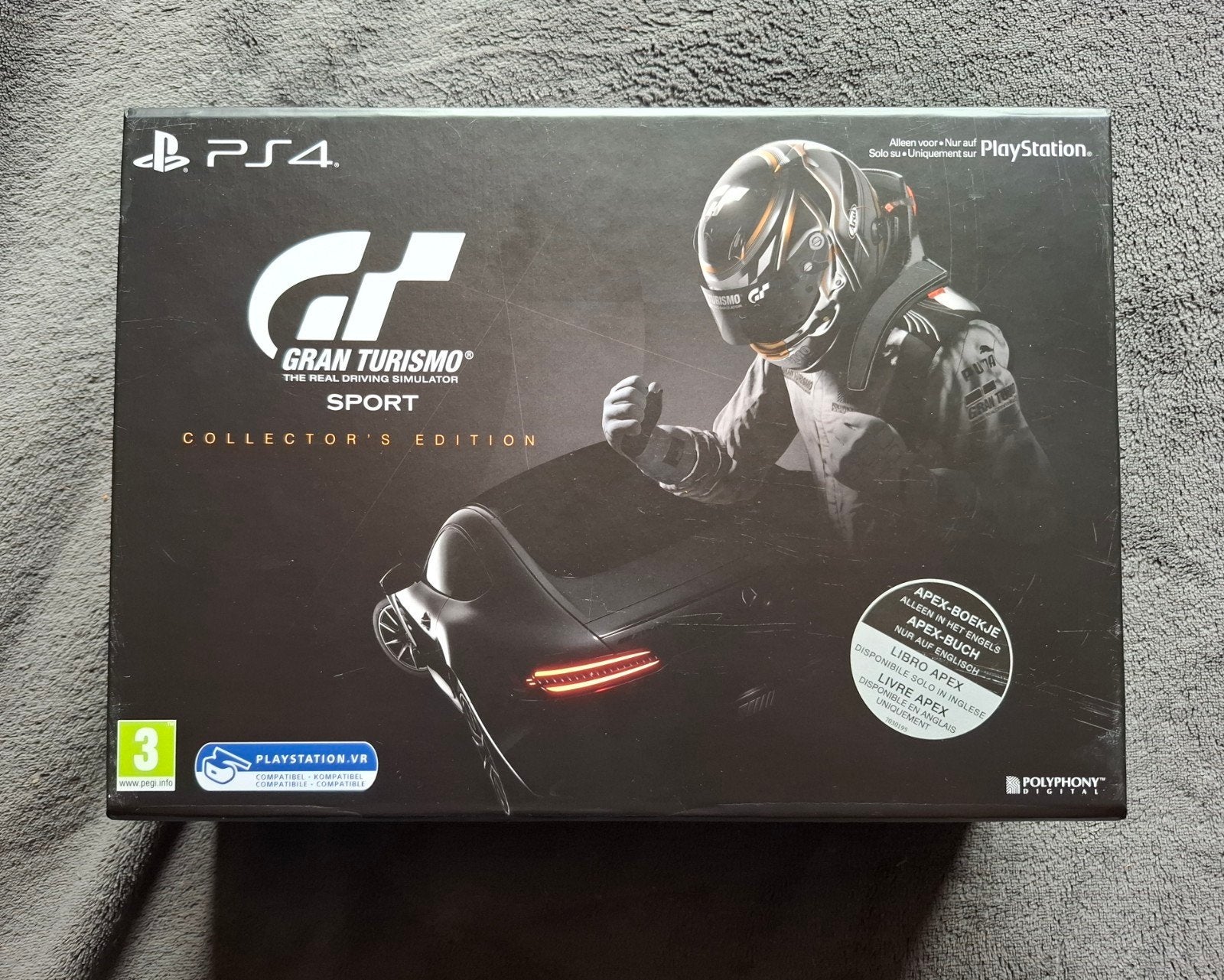 Gran Turismo Sport Collector's Edition (PS4) - Compleet, Online, 1 speler, Racen en Vliegen, Virtual Reality