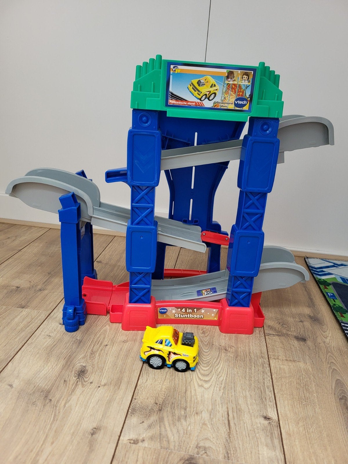 VTech Toet Toet Auto's Stuntbaan, Kinderen en Baby's, Ophalen of Verzenden, Zo goed als nieuw, 2 tot 4 jaar