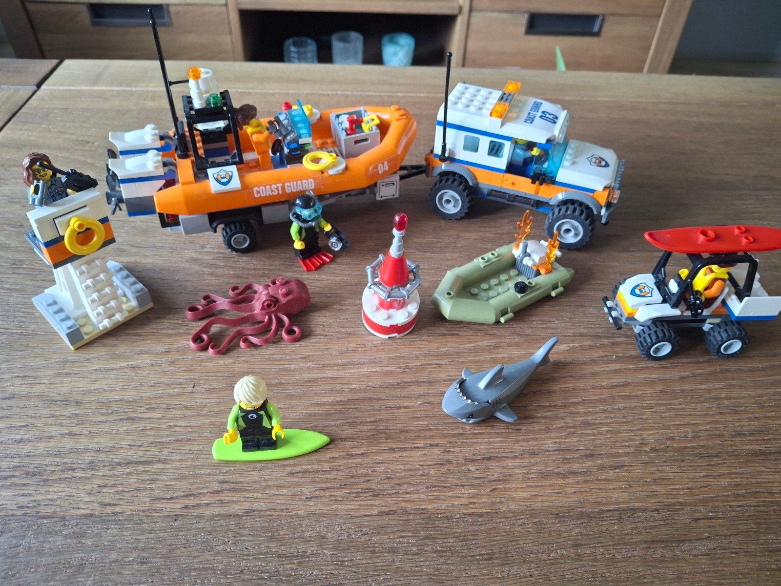 LEGO City Kustwacht Set 60165 & 60163 met instructies, Compleet, Lego, Ophalen of Verzenden, Complete set