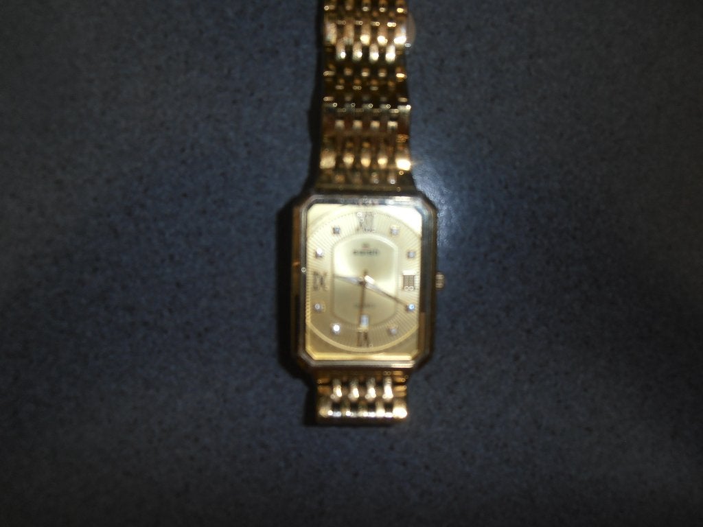 Heren pols horloge swish op batterij, zie foto's, 50,euro., Staal, Staal, Zo goed als nieuw, Ophalen