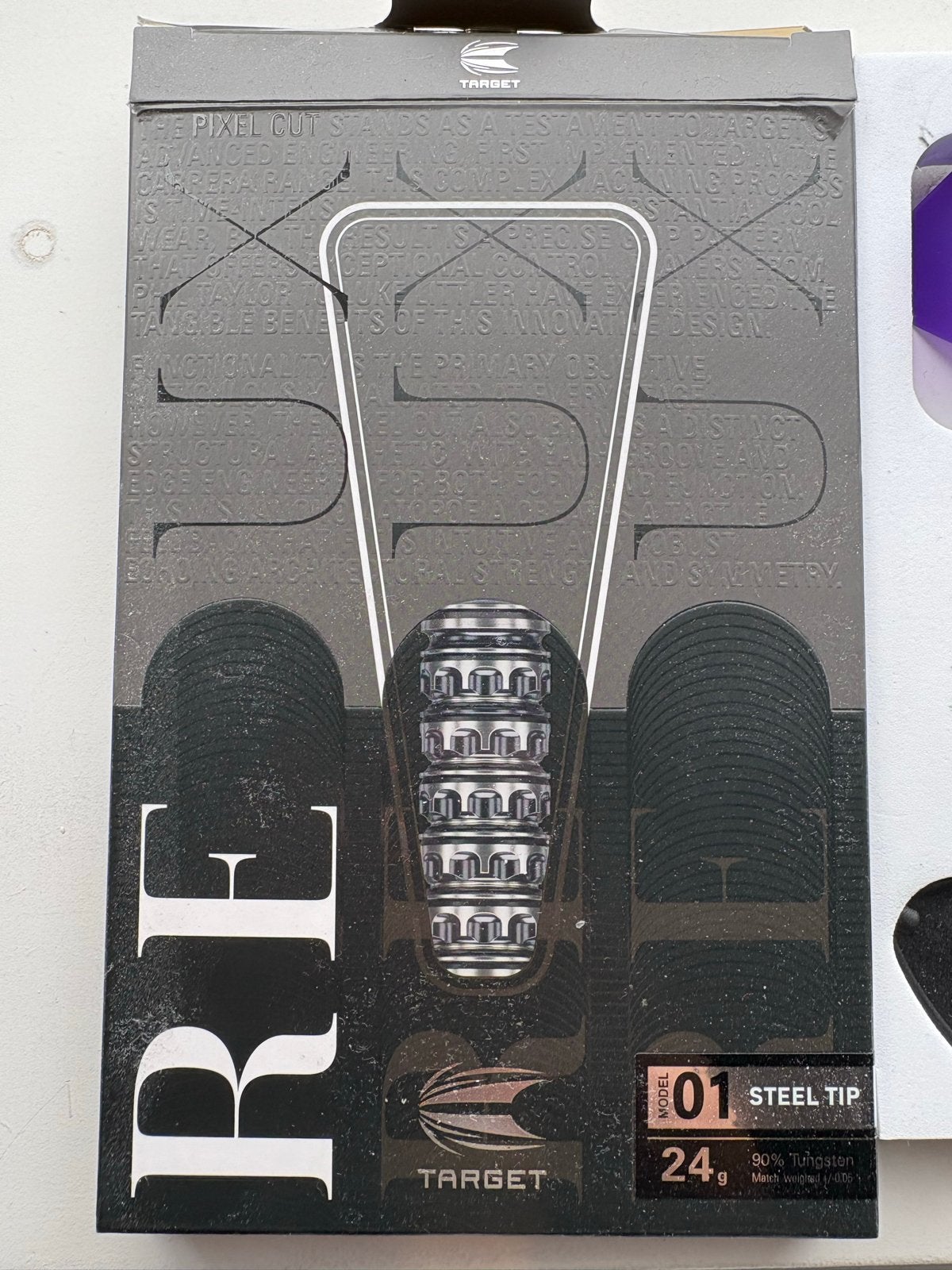 Target redux 01 Steel Tip Darts 24g - Zo goed als nieuw, Ophalen of Verzenden, Zo goed als nieuw, Pijlen