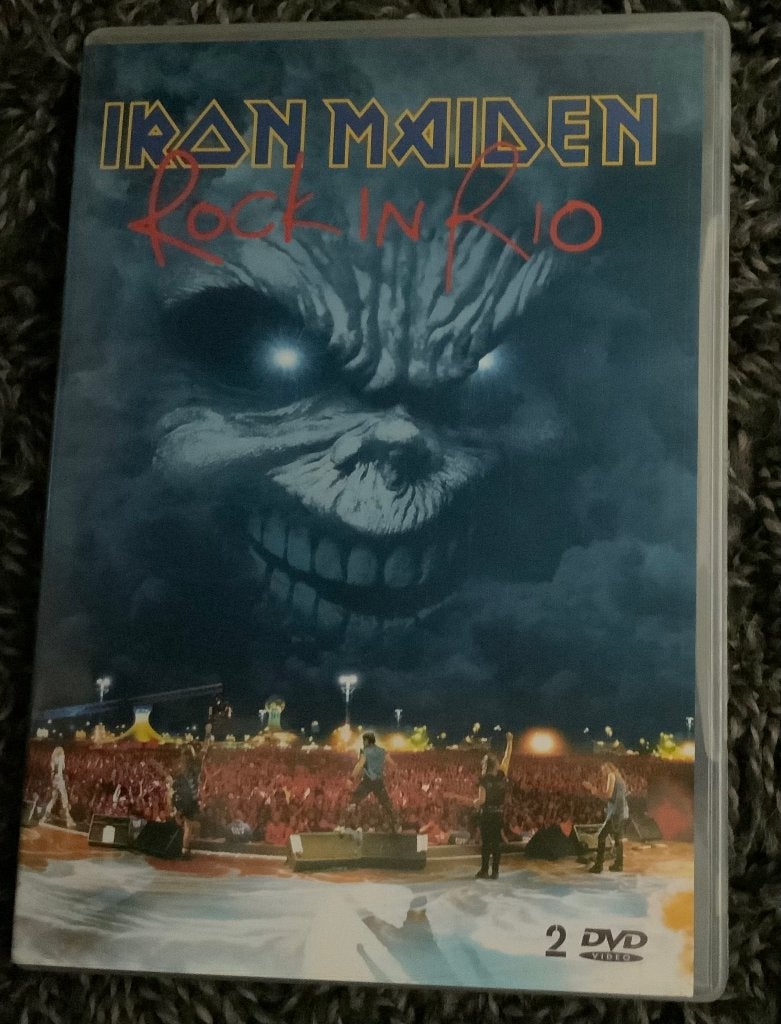Iron Maiden Rock in RIO dvd, Alle leeftijden, Ophalen of Verzenden, Zo goed als nieuw, Muziekvideo's
