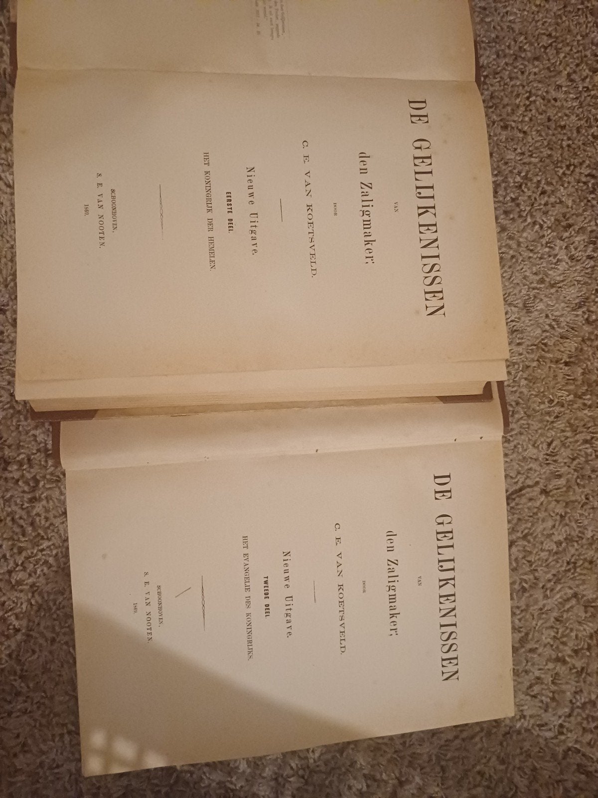 De Gelijkenissen - C.E. van Koetsveld (2 delen), Ophalen, Gelezen, C.E. van Koetsveld