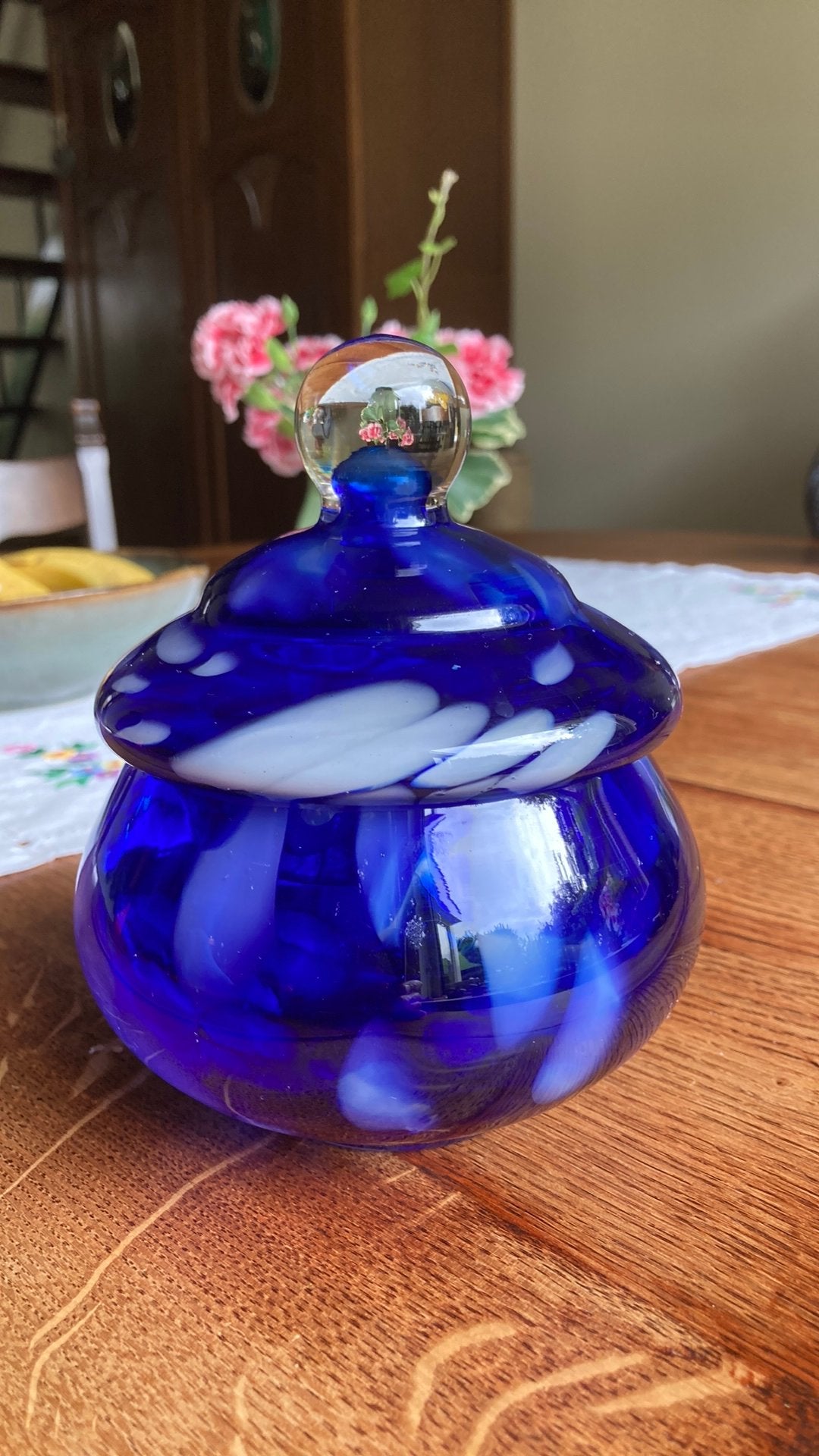 Bonbon potje, Antiek en Kunst, Antiek | Glas en Kristal, Ophalen of Verzenden